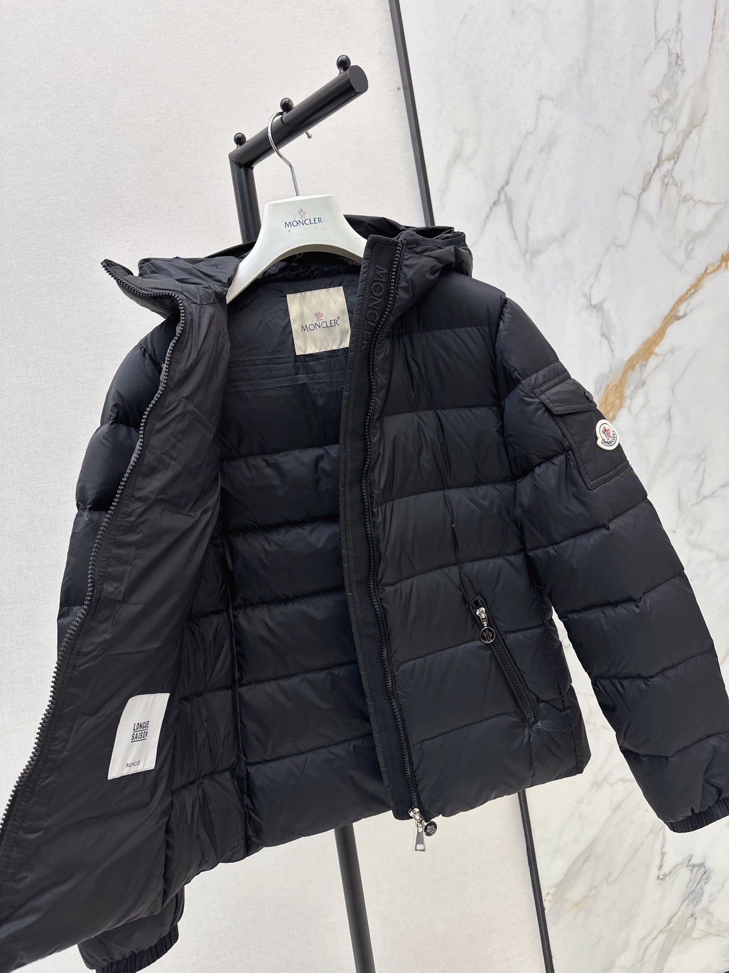 MONC NEW Hooded down jacket