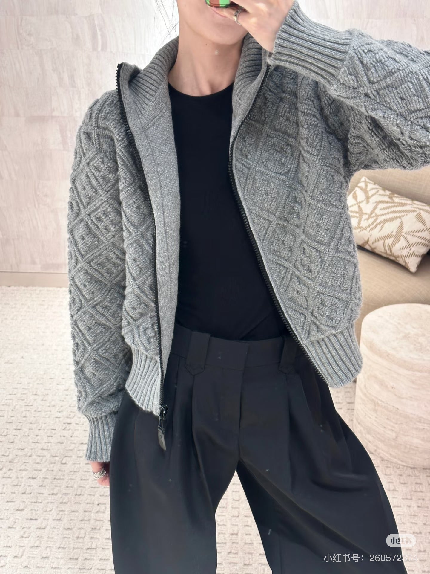 Louis NEW wool hooded jacket