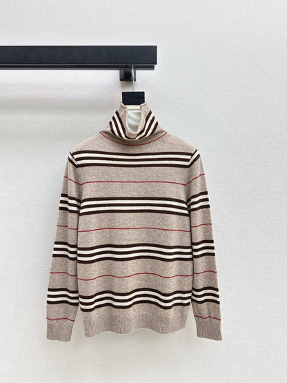 Bur NEW Striped turtleneck base layer