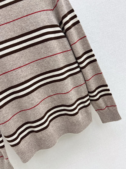 Bur NEW Striped turtleneck base layer