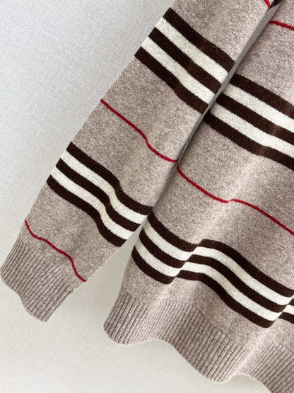 Bur NEW Striped turtleneck base layer