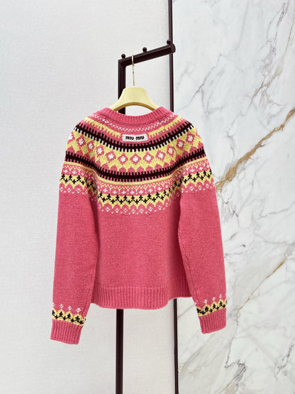Miu NEW Jacquard cardigan