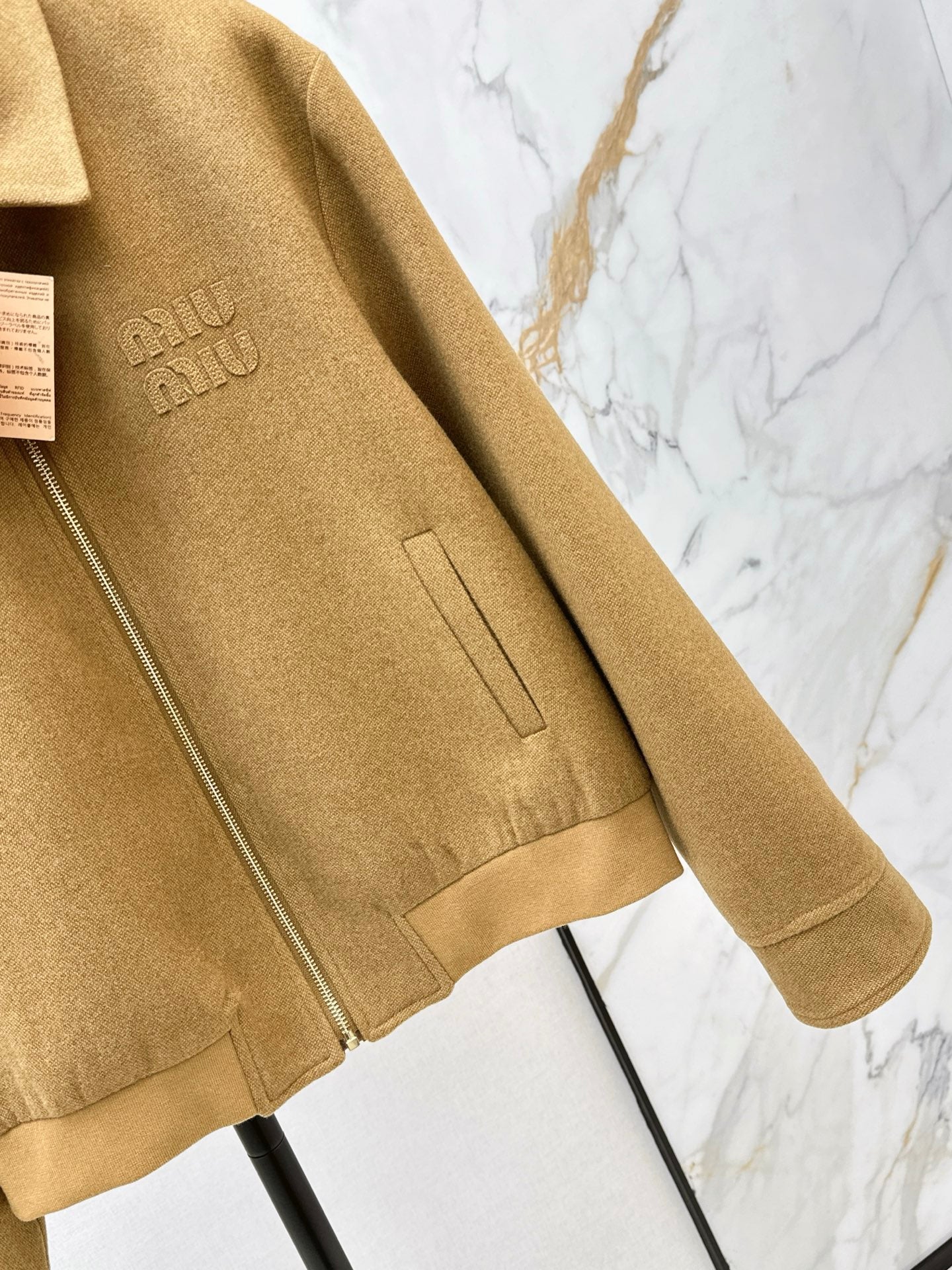 Miu NEW Letter Embroidered Jacket