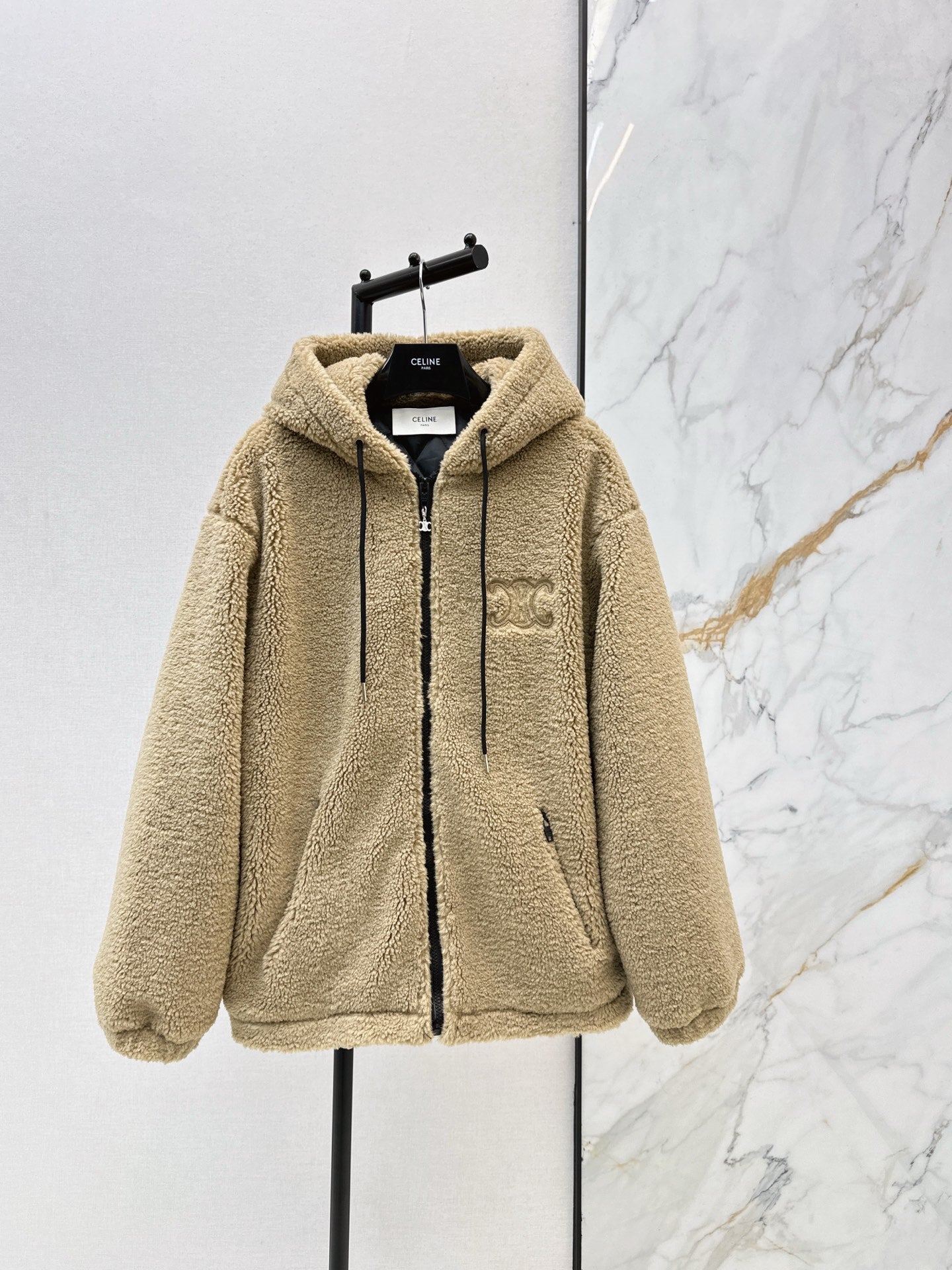 Ce1i NEW Hooded fleece jacket