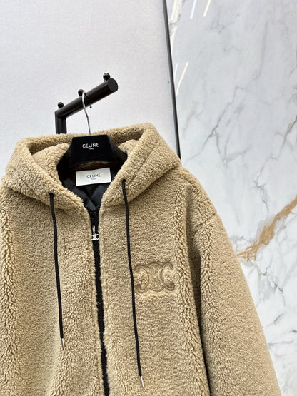 Ce1i NEW Hooded fleece jacket