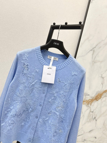 CD NEW crew neck cardigan