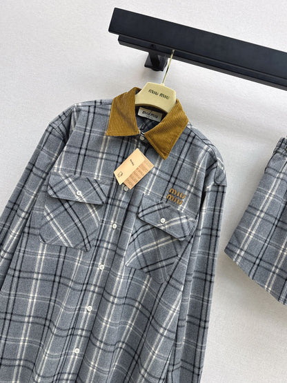 CD NEW plaid shirt