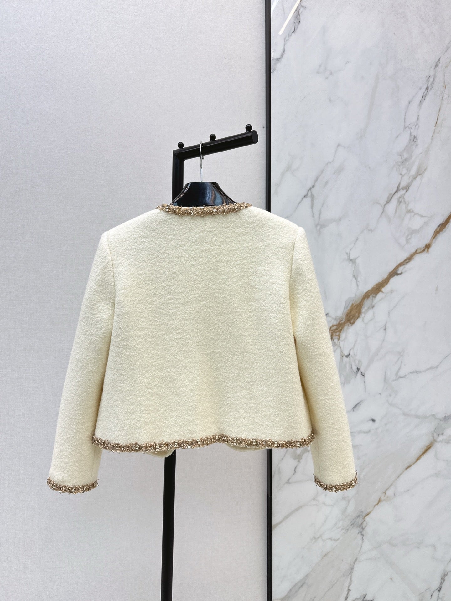 Ce1i NEW Beaded woven jacket