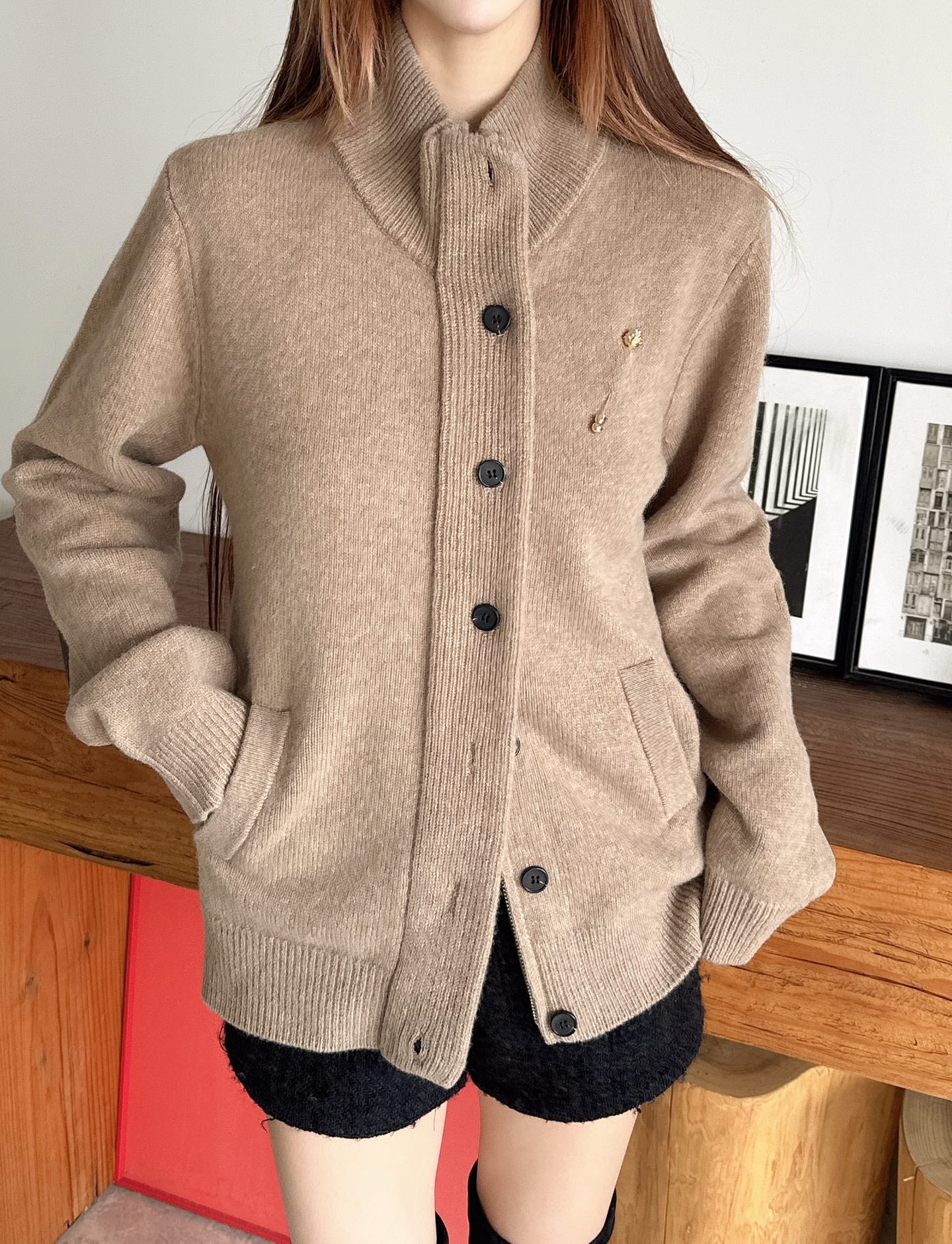 Loro NEW Wool cardigan coat