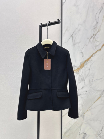 Loro NEW Double-faced wool cape coat