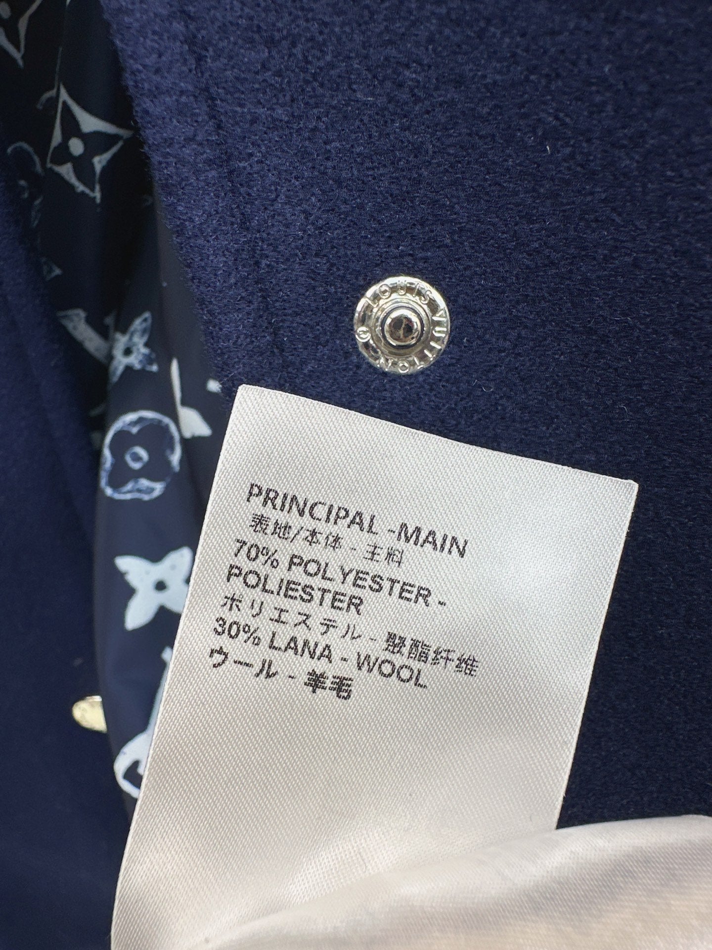 Louis NEW badge print jacket