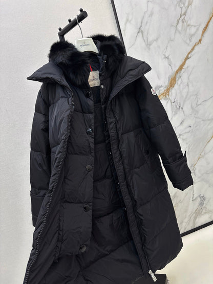 Monc NEW Faux two-piece down jacket