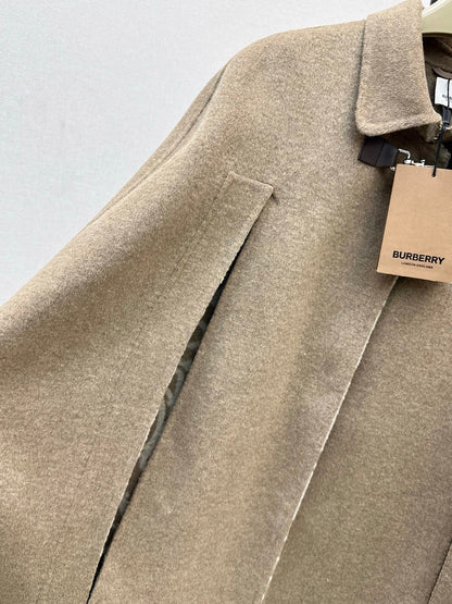 Bur NEW wool cape coat