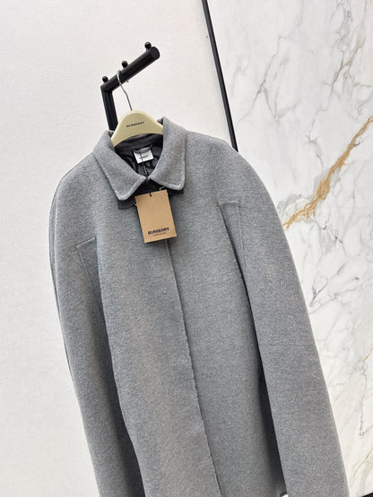 Bur NEW wool cape coat