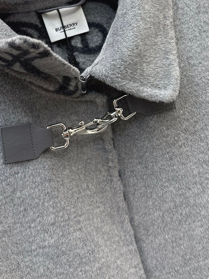 Bur NEW wool cape coat