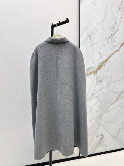Bur NEW wool cape coat