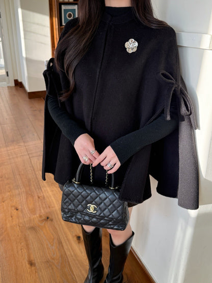 Chan NEW Woolen cape coat