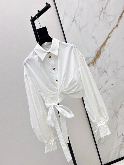 Zimm NEW Tie-front shirt