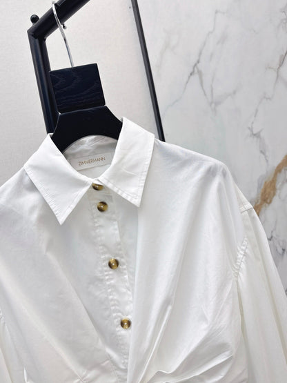 Zimm NEW Tie-front shirt