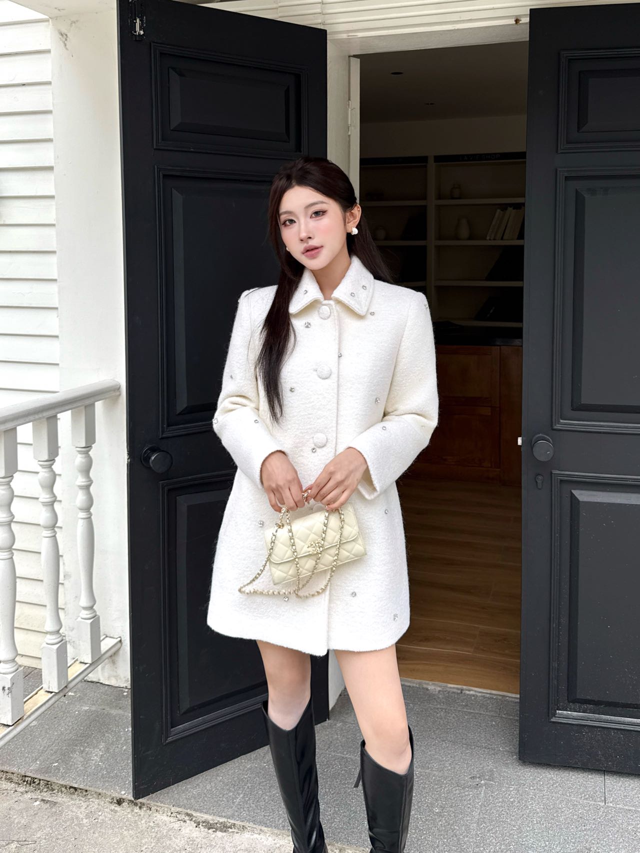 Miu NEW Woolen overcoats