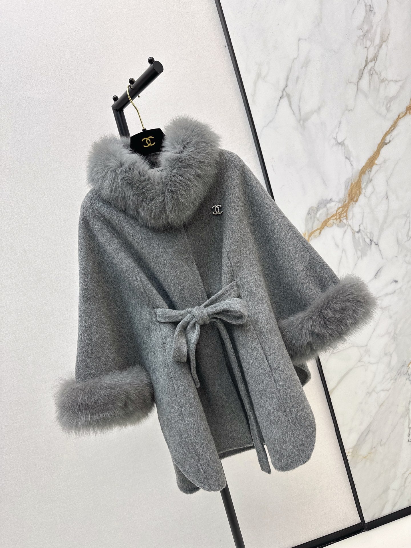 Chan NEW Woolen  cape coat