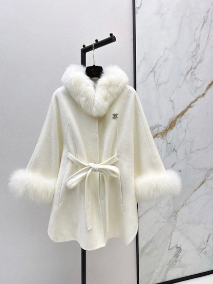 Chan NEW Woolen  cape coat