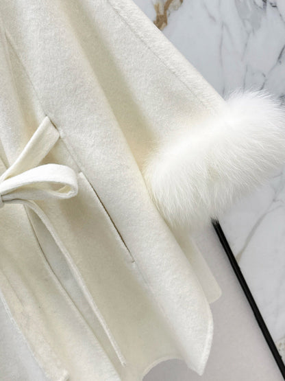 Chan NEW Woolen  cape coat