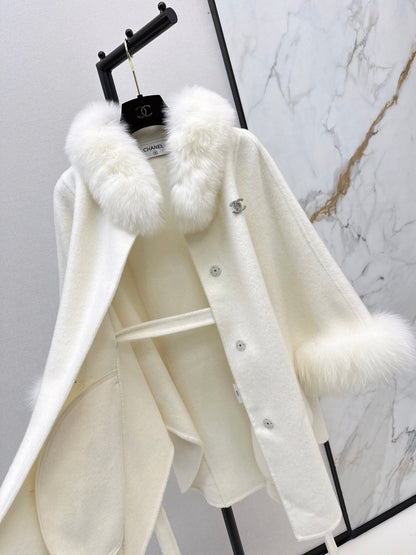 Chan NEW Woolen  cape coat
