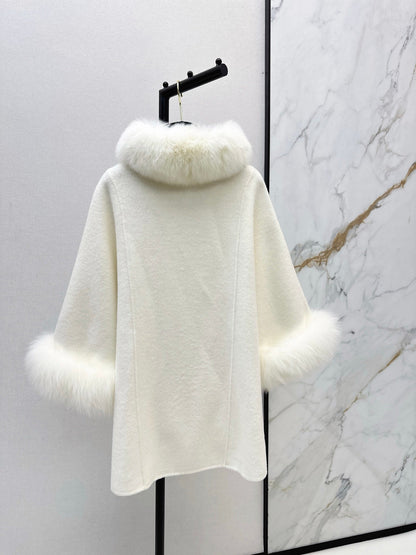 Chan NEW Woolen  cape coat