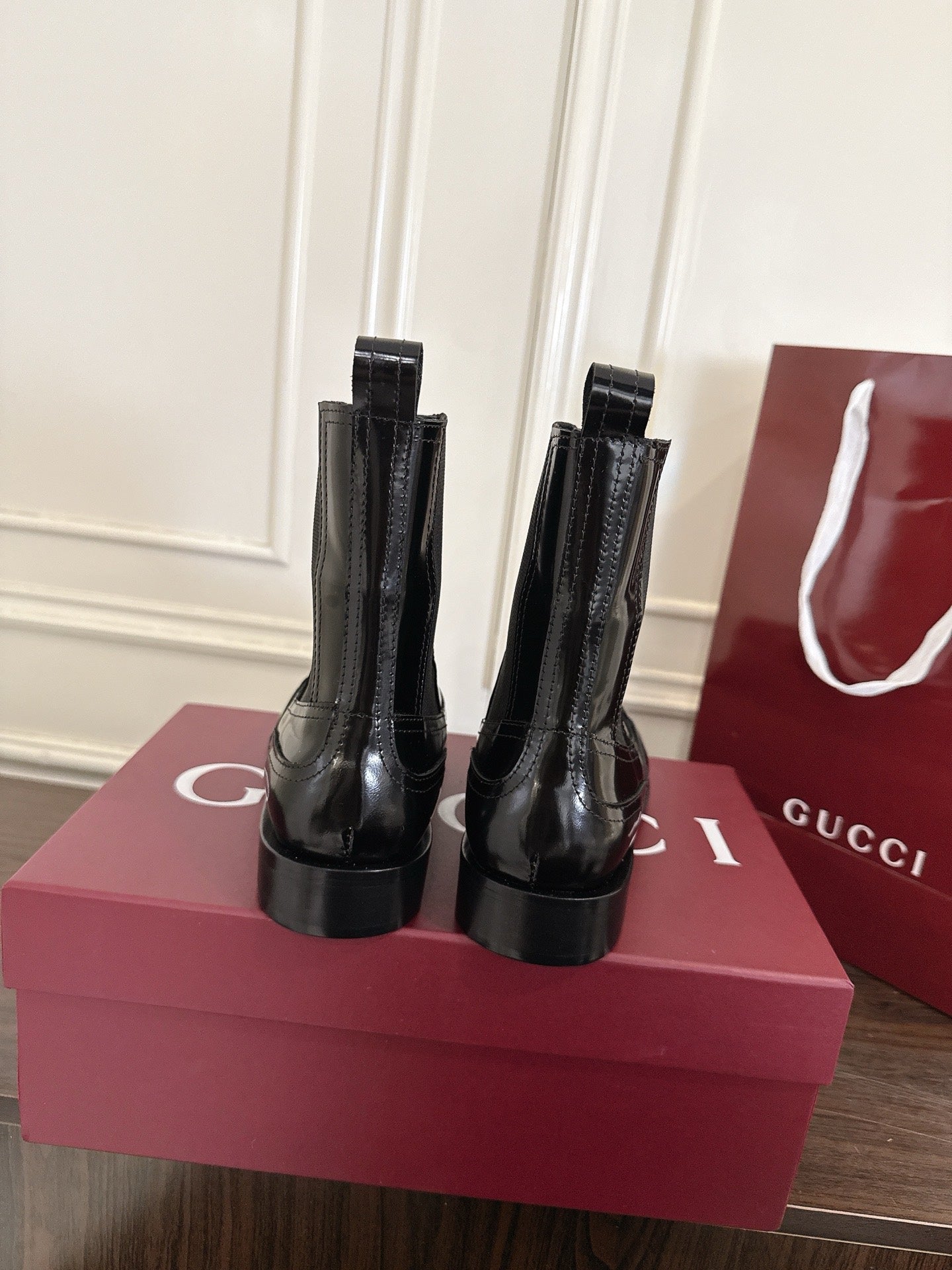 Guc New Horsebit Martin Boots