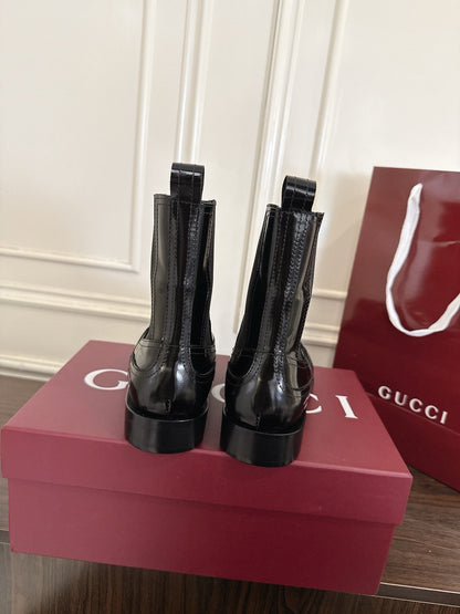 Guc New Horsebit Martin Boots