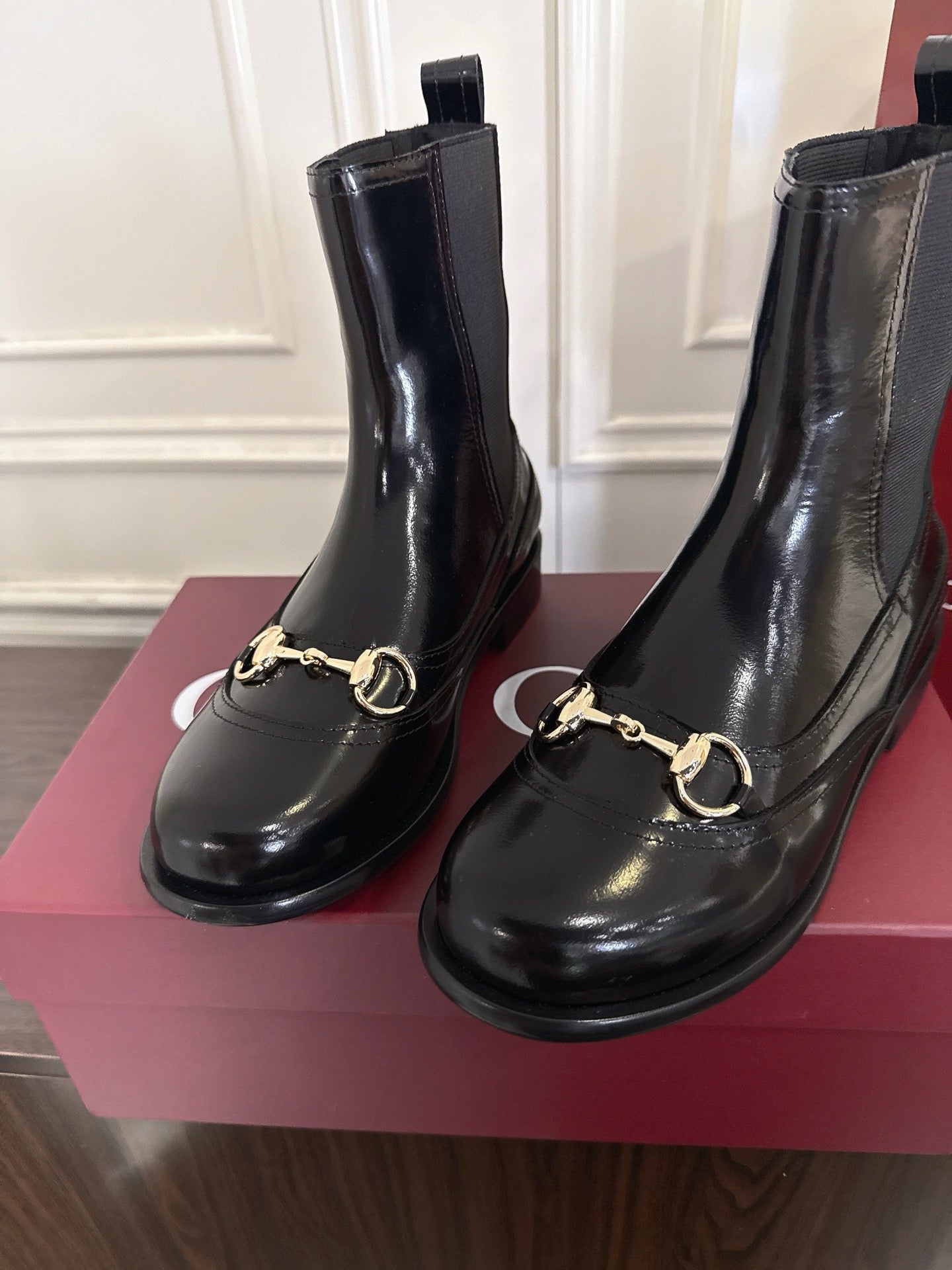 Guc New Horsebit Martin Boots