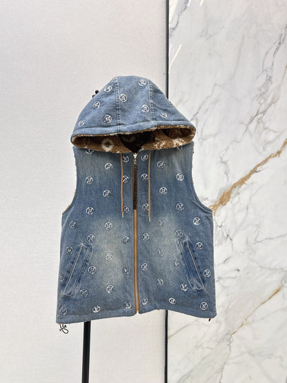 Louis NEW Reversible denim vest