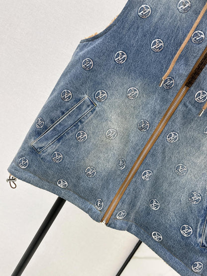 Louis NEW Reversible denim vest