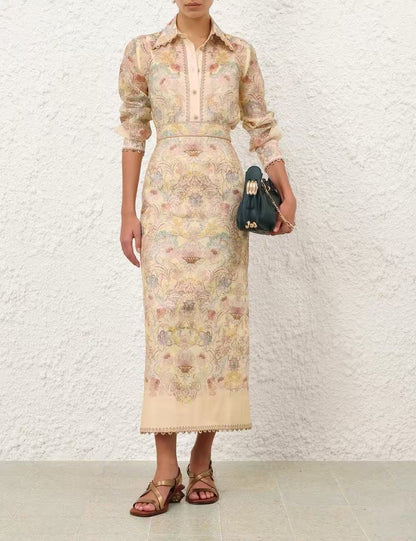 Zimm NEW printed skirt